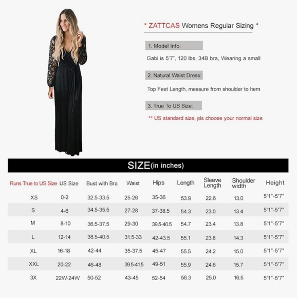 Women's Fall Floral Lace Long Sleeve Faux Wrap V Neck Maxi Dress-Navy Green - Picture 6 of 8